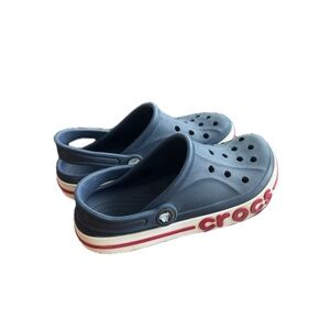 CROCS Kids Navy and Red Sandals